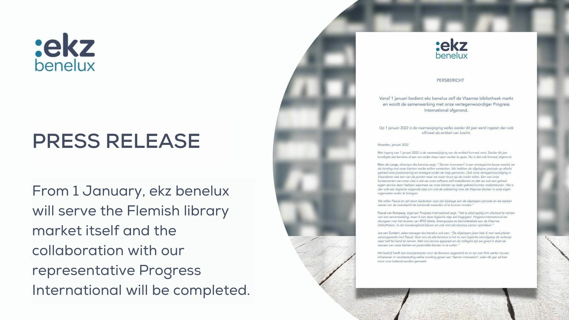 Press release - ekz benelux